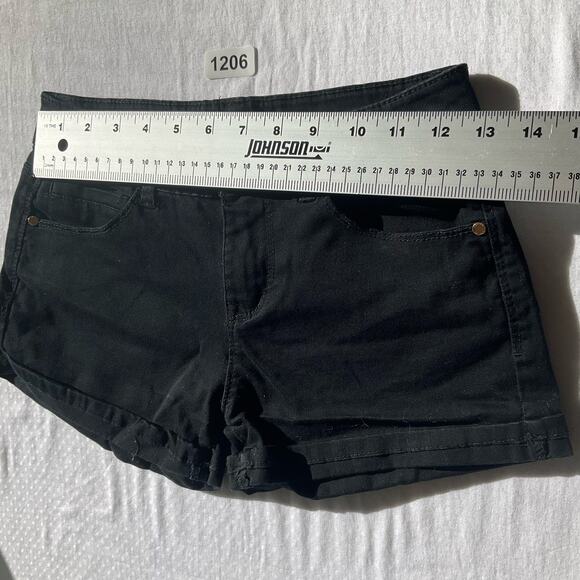 C’est Toi Women’s Casual Khaki Short Shorts size S, Solid Black - Picture 2 of 9